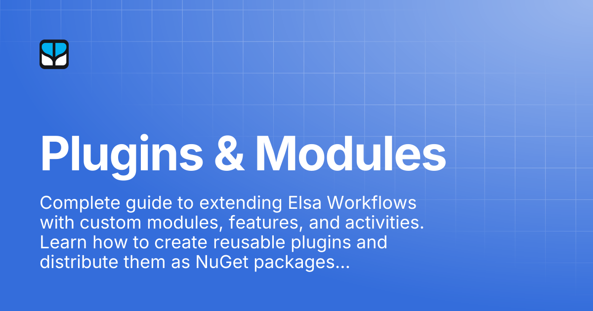 Plugins & Modules | Elsa 3