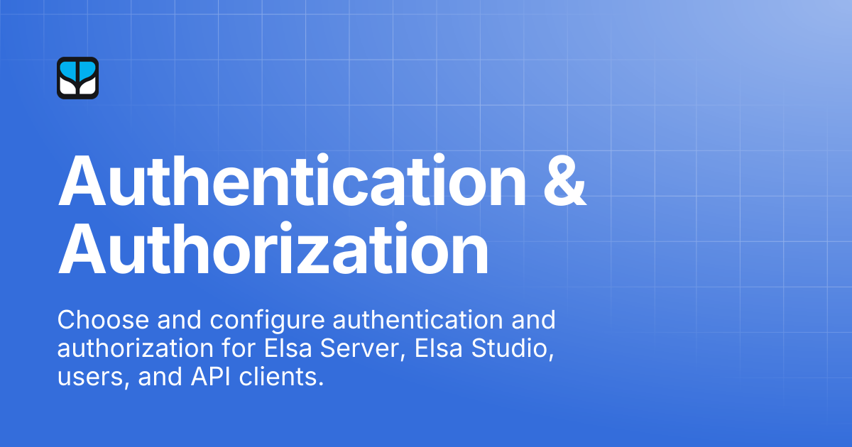 Authentication & Authorization | Elsa 3