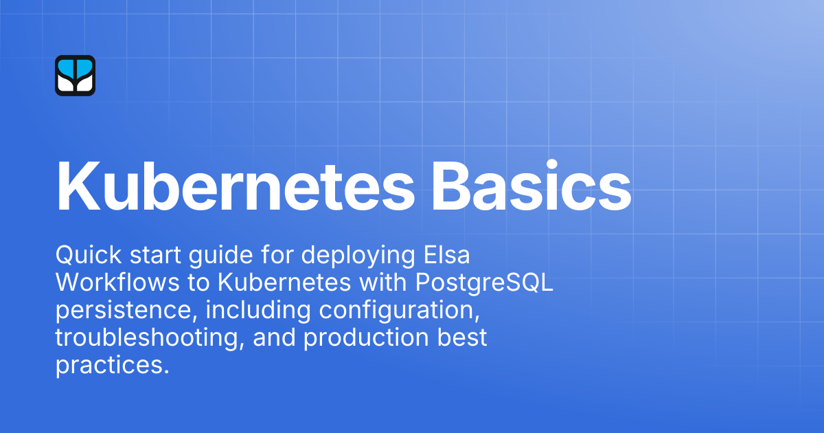 Kubernetes Basics | Elsa 3