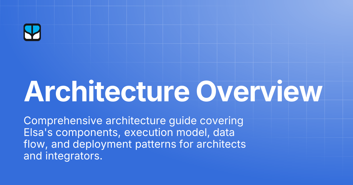 Architecture Overview | Elsa 3